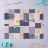 Retro Abstract Brushstroke (1) Seidenpapier (Basteln)