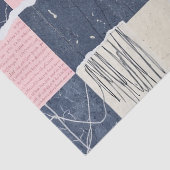 Retro Abstract Brushstroke (1) Seidenpapier (Detail)