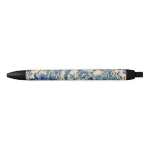 Retro Abstract Flowers Butterfly Artwork Garden Kugelschreiber