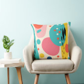 Retro Abstract Forest Pillow Kissen (Stuhl )