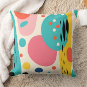 Retro Abstract Forest Pillow Kissen (Decke)
