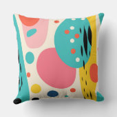 Retro Abstract Forest Pillow Kissen (Rückseite)