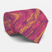 Retro Abstract Marble Necktie Krawatte (Gerollt)