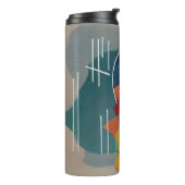 Retro abstract minimalist art  thermosbecher (Nach links gedreht)