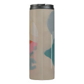 Retro abstract minimalist art  thermosbecher (Rückseite)