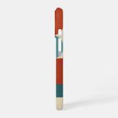 Retro Abstract Vertical Composition iPhone 16 Hülle (Linke Seite)