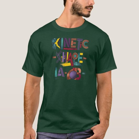Retro Abstract Vibes - 90s Streetwear Edition T-Shirt (Vorderseite)