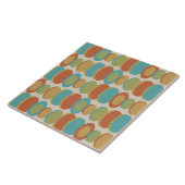 Retro Abstrakt Art Circles Multicologe Fliese (Seite)