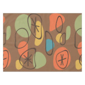 Retro Abstrakt Art Rocks Mehrfarbige Dunkelheit Tischdecke (Vorderseite (Horizontal))