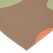 Retro Abstrakt Art Rocks Mehrfarbige Dunkelheit Tischdecke (Schrägansicht)