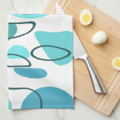 Retro Abstrakt Art Rocks Türkisch Geschirrtuch (Viertel Falte)