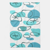 Retro Abstrakt Art Rocks Türkisch Geschirrtuch (Vertikal)