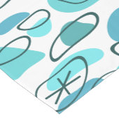 Retro Abstrakt Art Rocks Türkisch Kurzer Tischläufer (Ecke)