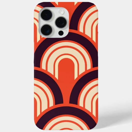 Retro-Abstrakt aus den Fünfzigern Case-Mate iPhone Hülle (Rückseite)