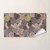 Retro, abstrakt badhandtuch set (Handtuch)