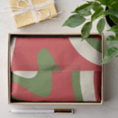 Retro Abstrakt Boho Trippy Christmas Pattern Seidenpapier (Geschenk)