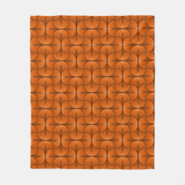 Retro Abstrakt Fleece Blanket
