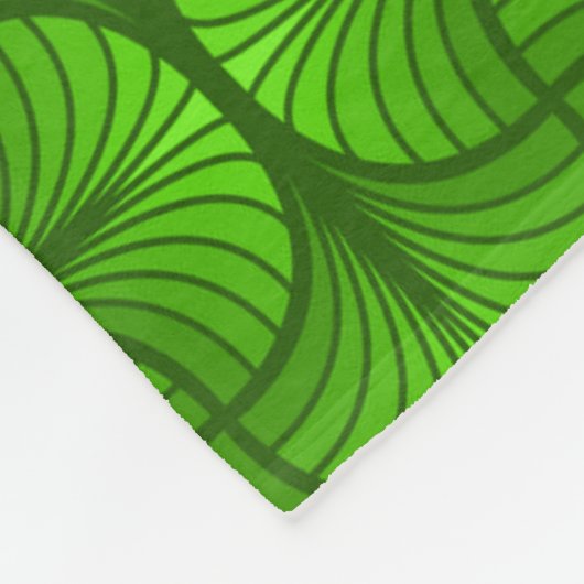 Retro Abstrakt Fleece Blanket (Ecke)