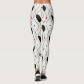 Retro Abstrakt Leggings (Rückseite)