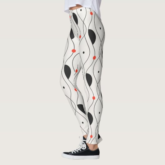 Retro Abstrakt Leggings (Links)