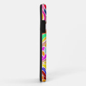 Retro Abstrakt Line Art | Farblich Case-Mate iPhone Hülle (Hinten/Rechts)