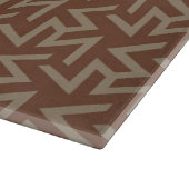 Retro Abstrakt Mitte des Jahrhunderts Modernes Mus Schneidebrett (Ecke)