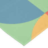 Retro Abstrakt Mitte Jahrhundert skandinavische We Tischdecke (Schrägansicht)