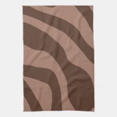 Retro Abstrakt Mocha Mousse 03 Geschirrtuch (Vertikal)