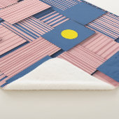 Retro Abstrakt Pinselstrich (5) Sherpadecke (3/4)