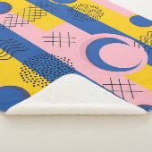 Retro Abstrakt Pinselstrich (9) Sherpadecke (3/4)