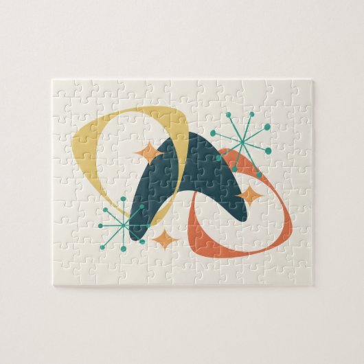 Retro Abstrakt Puzzle (Horizontal)