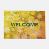 Retro Abstrakt salzige Aquarellmalerei Fußmatte (Vorderseite)