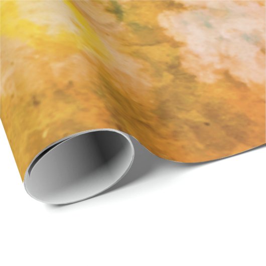 Retro Abstrakt salzige Aquarellmalerei Geschenkpapier (Rolleneckpunkt)