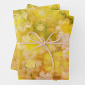 Retro Abstrakt salzige Aquarellmalerei Geschenkpapier Set (Beispiel)