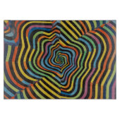 Retro Abstrakt Schneidebrett (Vorderseite)