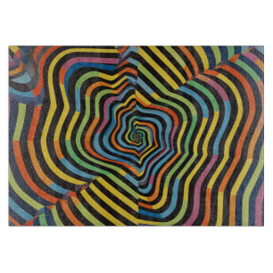 Retro Abstrakt Schneidebrett