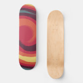 Retro Abstrakt Skateboard (Vorderseite)