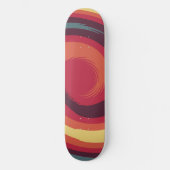 Retro Abstrakt Skateboard (Vorderseite)