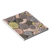 Retro, abstrakt, Spiralen Notizblock (angewinkelt)