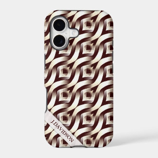 Retro Abstrakt Textile Muster iPhone 5 Fall