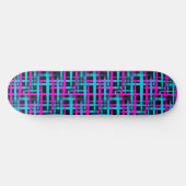 Retro Abstrakt Weave Muster Skateboard (Horizontal)