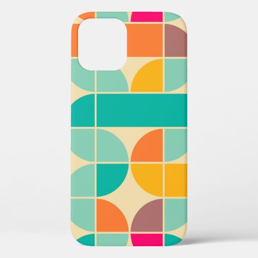 Retro Abstrakt: Zeitloses Nahtloses Design. Case-Mate iPhone Hülle (Rückseite)