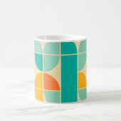 Retro Abstrakt: Zeitloses Nahtloses Design. Kaffeetasse (Mittel)