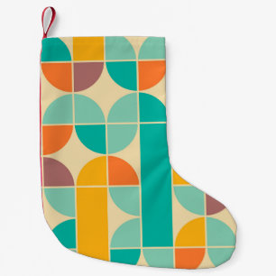 Retro Abstrakt: Zeitloses Nahtloses Design. Kleiner Weihnachtsstrumpf