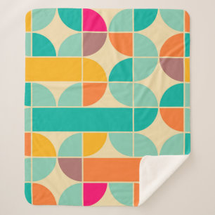 Retro Abstrakt: Zeitloses Nahtloses Design. Sherpadecke