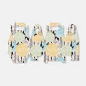 Retro, abstrakte Blume Geschenkschachtel (Ungefaltet)