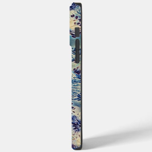 Retro Abstrakte Blume Schmetterling Kunstwerk Gart Case-Mate iPhone Hülle (Rückseite / Links)