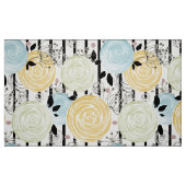 Retro, abstrakte Blume Stoff (Fat Quarter (45,7 x 55,9 cm))