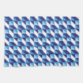 Retro-Abstrakte Farbtöne des geometrischen Musters Geschirrtuch (Horizontal)