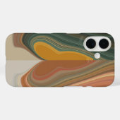 Retro Abstrakte Kunstdrucke Case-Mate iPhone Hülle (Rückseite (Horizontal))